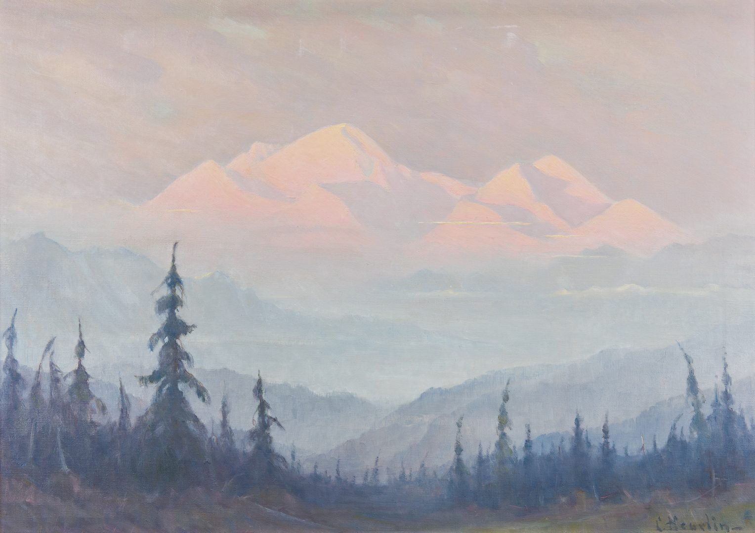 Lot 617: Magnus Heurlin OC, Alaskan Landscape
