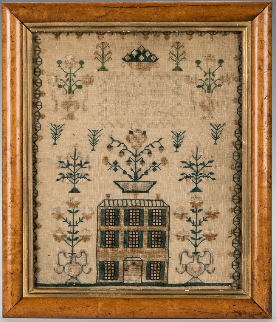 Lot 649: House Sampler, Attrib. to New Jersey