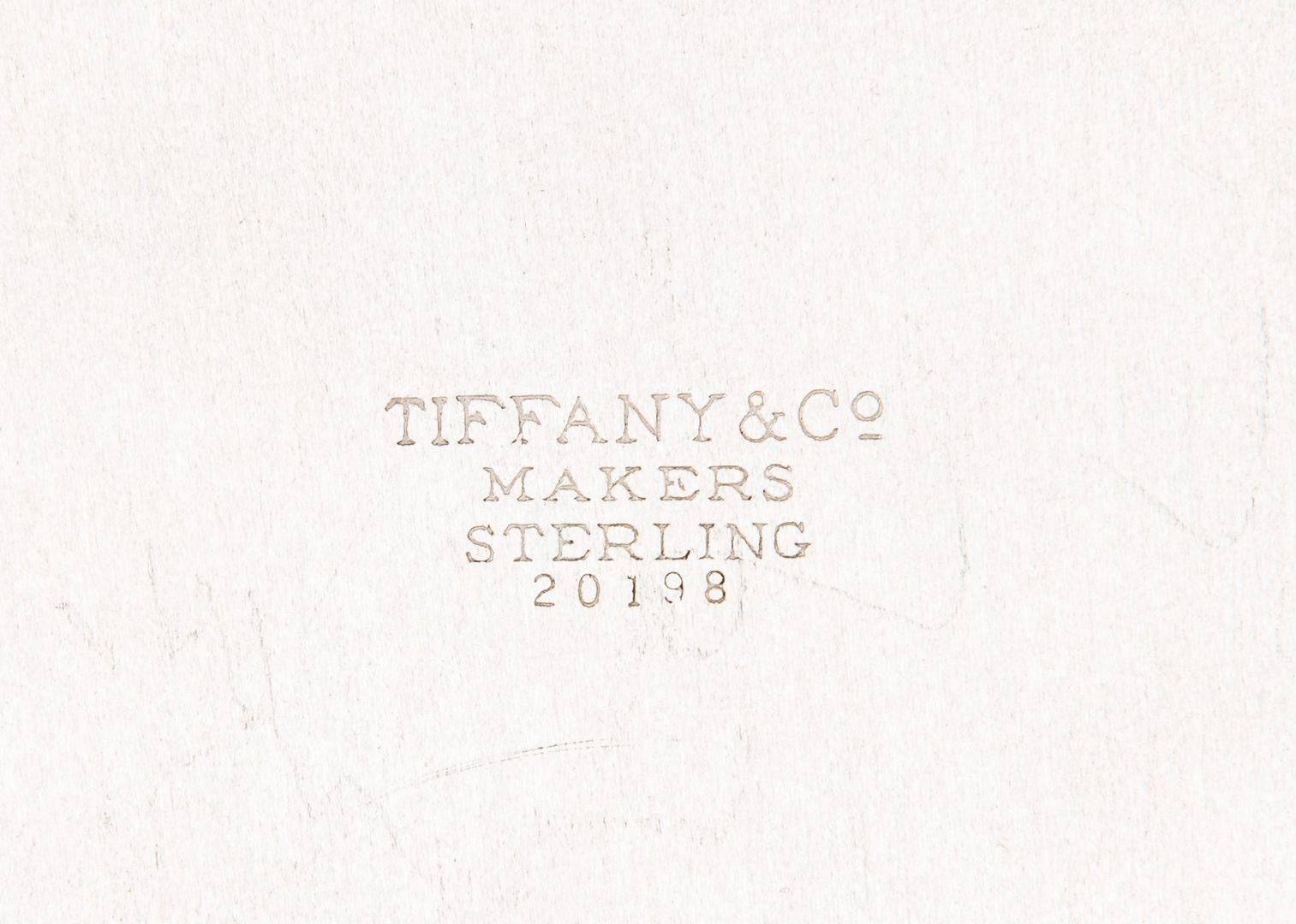 Lot 707: Tiffany & International Sterling Silver Plates