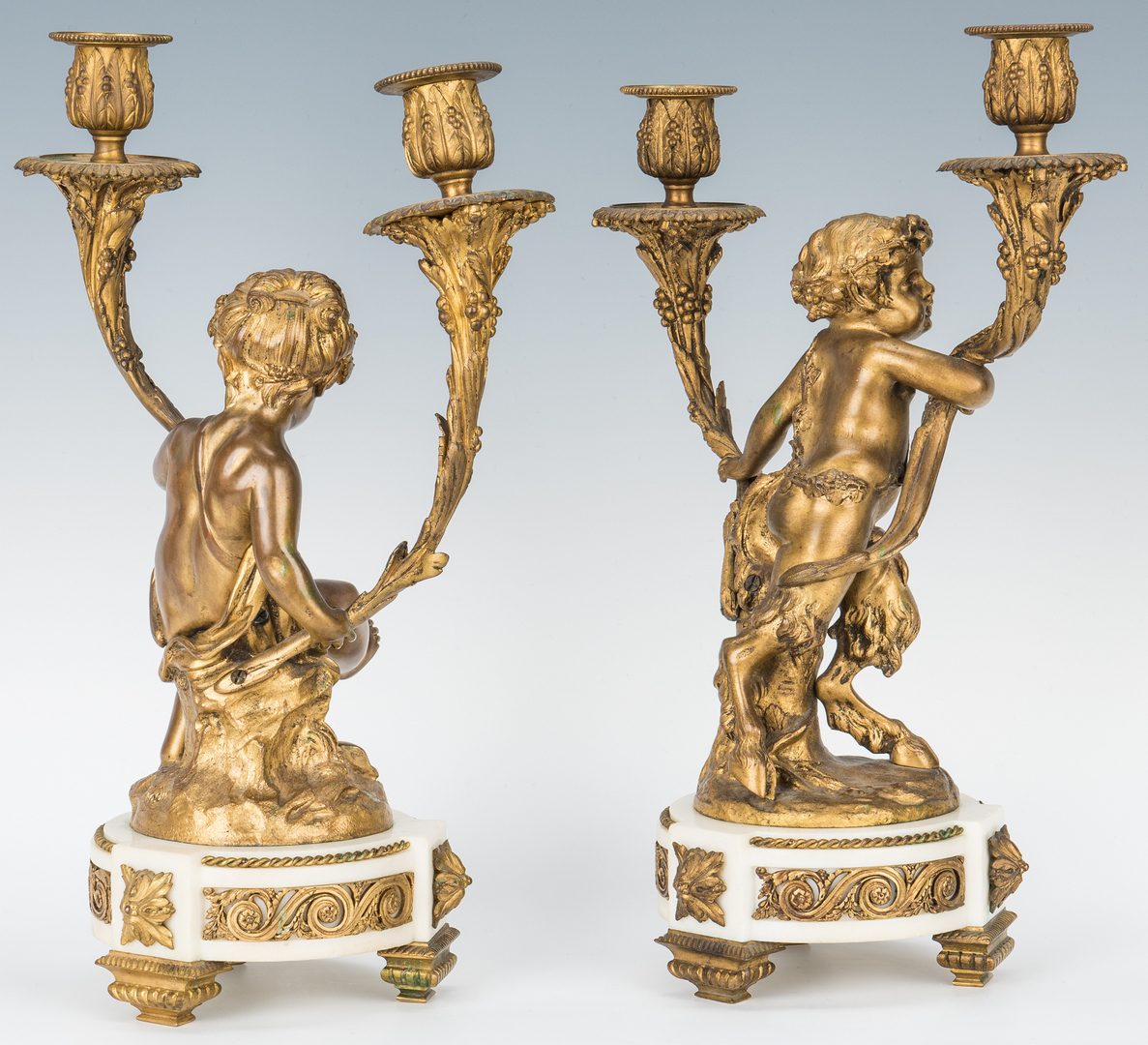 Lot 70: French Ormolu Clock and Garniture, Clodion