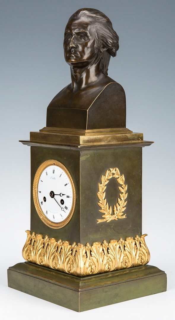Lot 71: George Washington Clock by Mallet