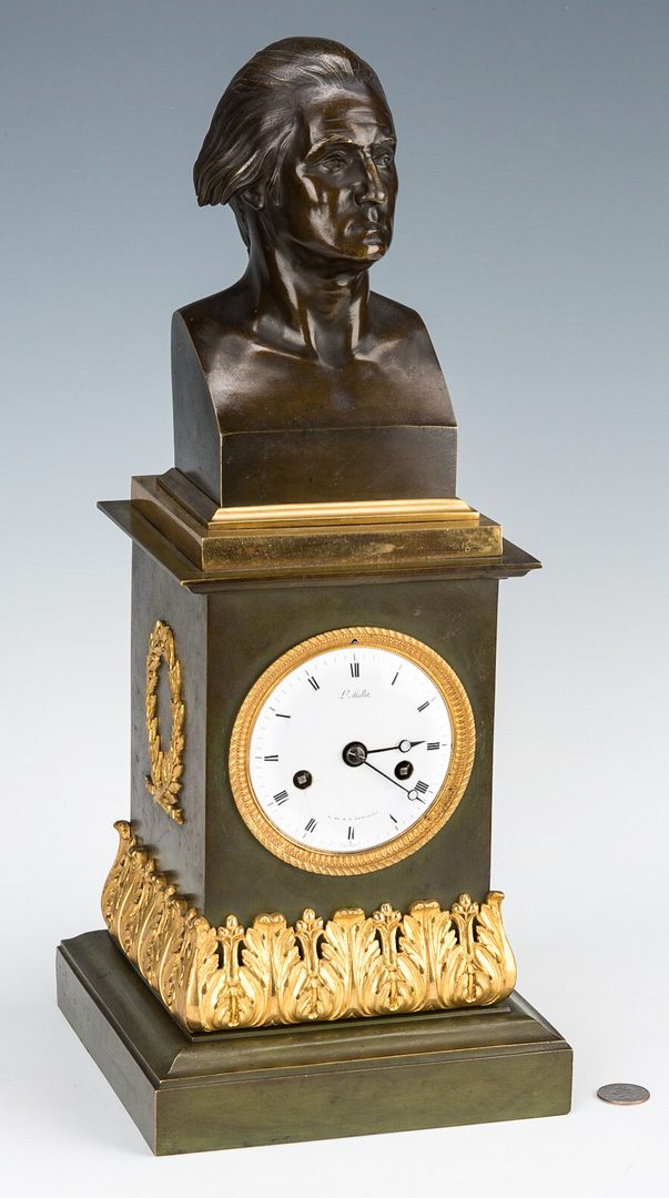 Lot 71: George Washington Clock by Mallet