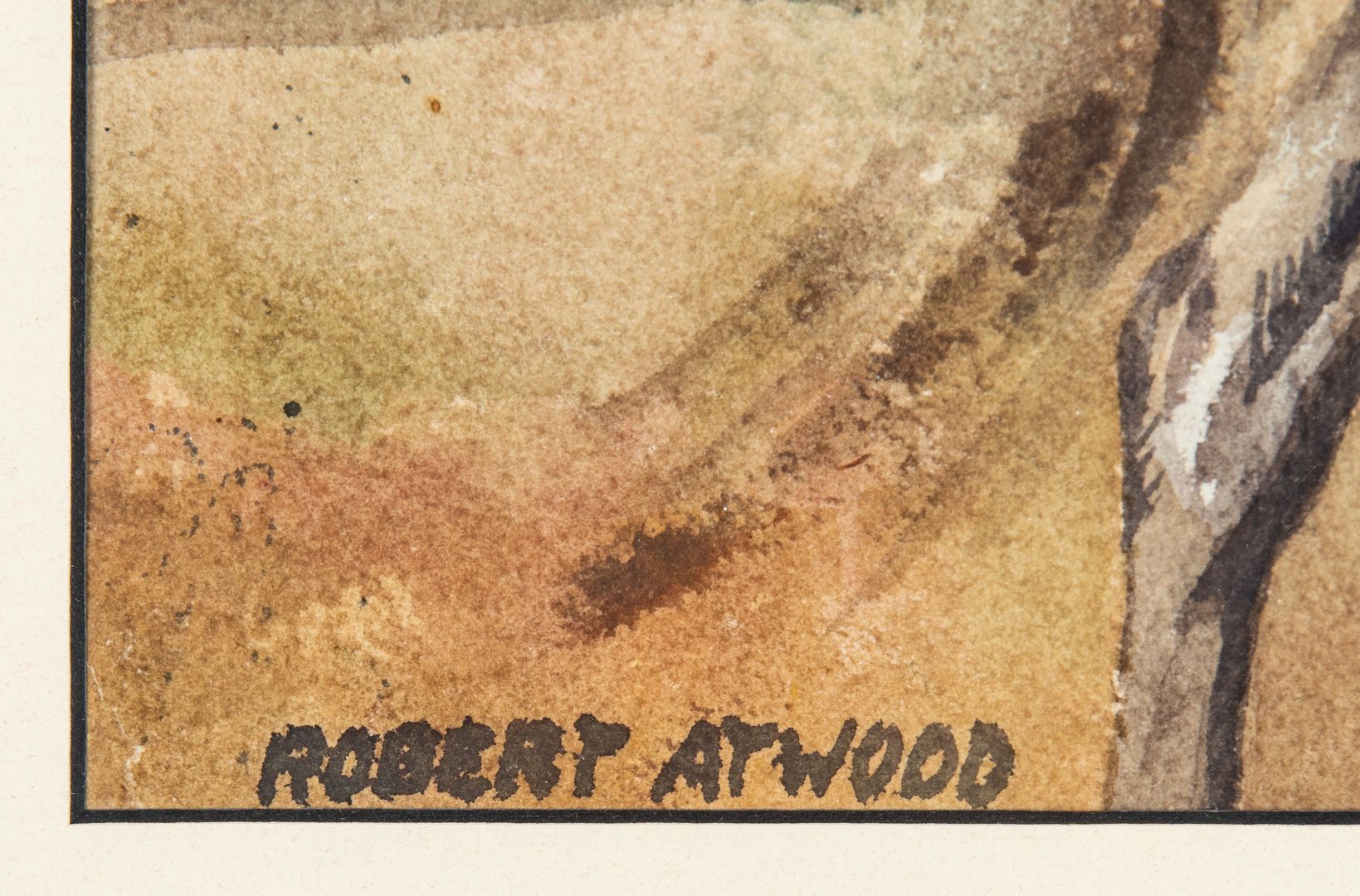 Lot 735: Robert Atwood Watercolor of Arabian Man