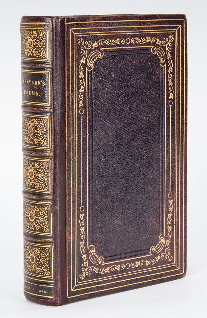 Lot 745: 5 Single Fore-Edge Painted Literary Books, Shakespeare, Tennyson, Milton