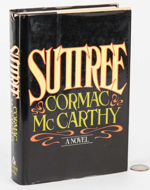 Lot 750: Cormac McCarthy, Suttree, 1st Ed., 1979