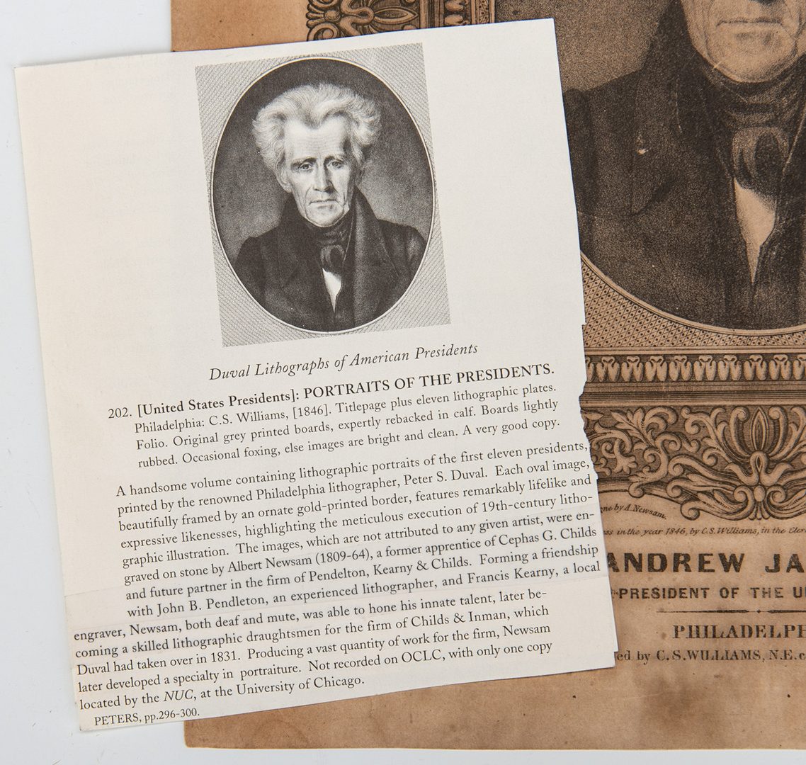 Lot 758: 2 Jackson items, incl. Printed Silk Broadside, 2nd Inauguration Speech
