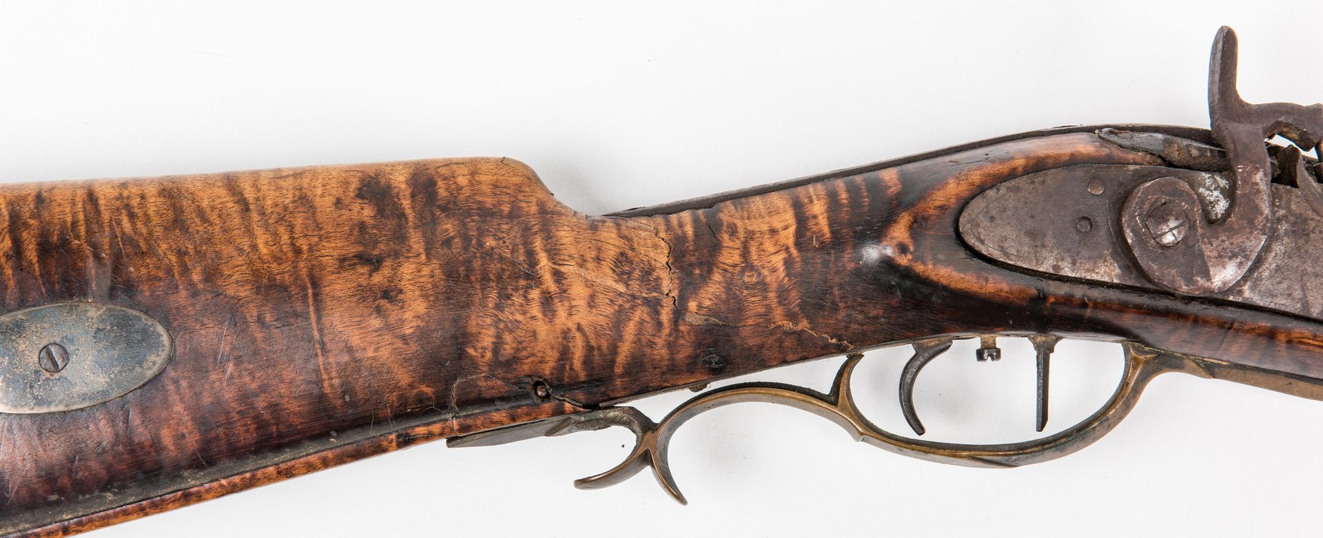 Lot 774: 2 KY Percussion Long Rifles, incl. Pruitt Brother
