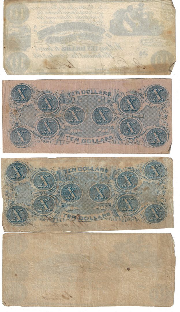 Lot 816: Group of 31 Confederate $5, $10, & $20 Bills