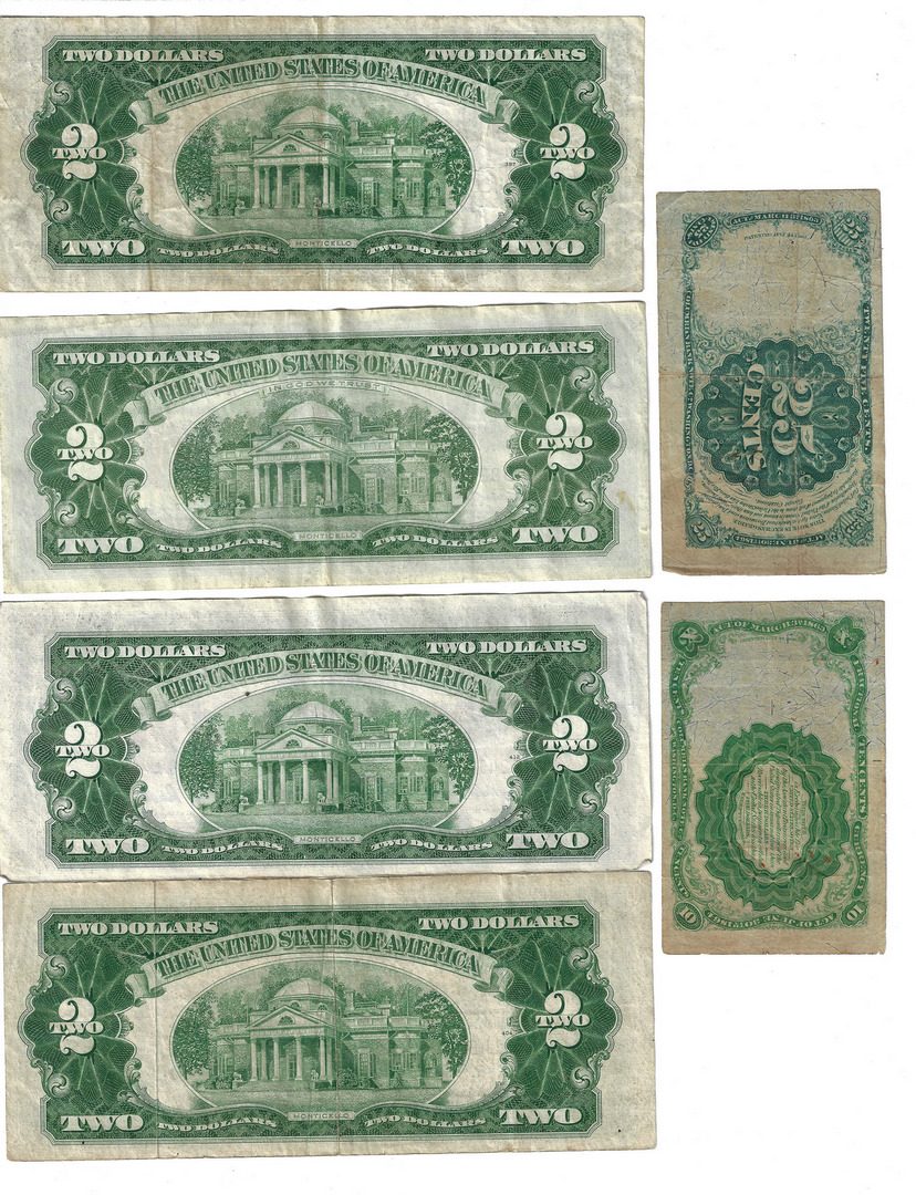 Lot 818: 39 TN Bank Notes & US Bills