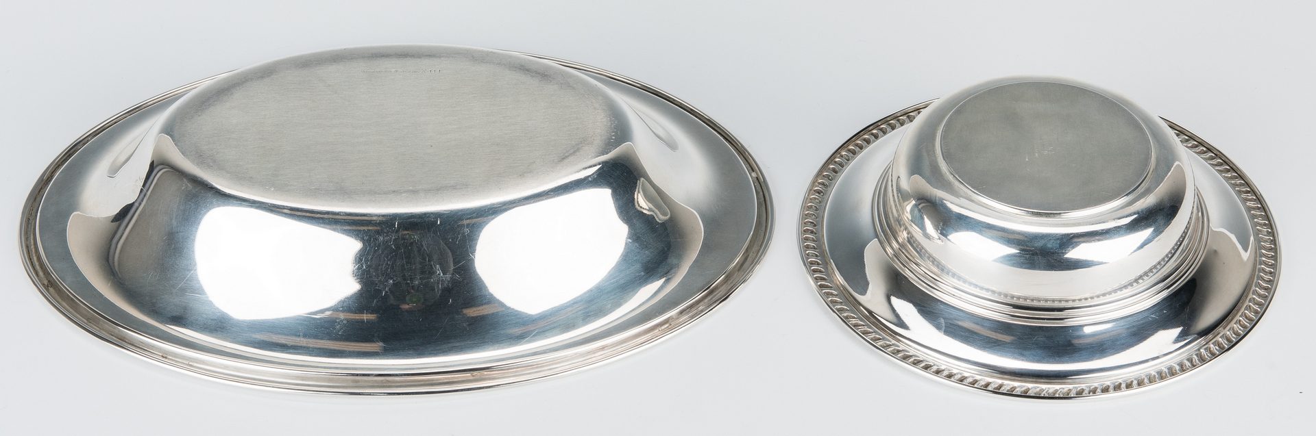 Lot 846: 4 Sterling Silver Serving Pieces
