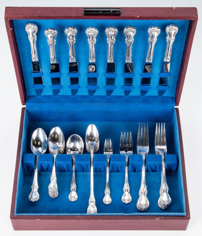 Lot 857: 36 pcs. Towle Old Master Sterling Flatware