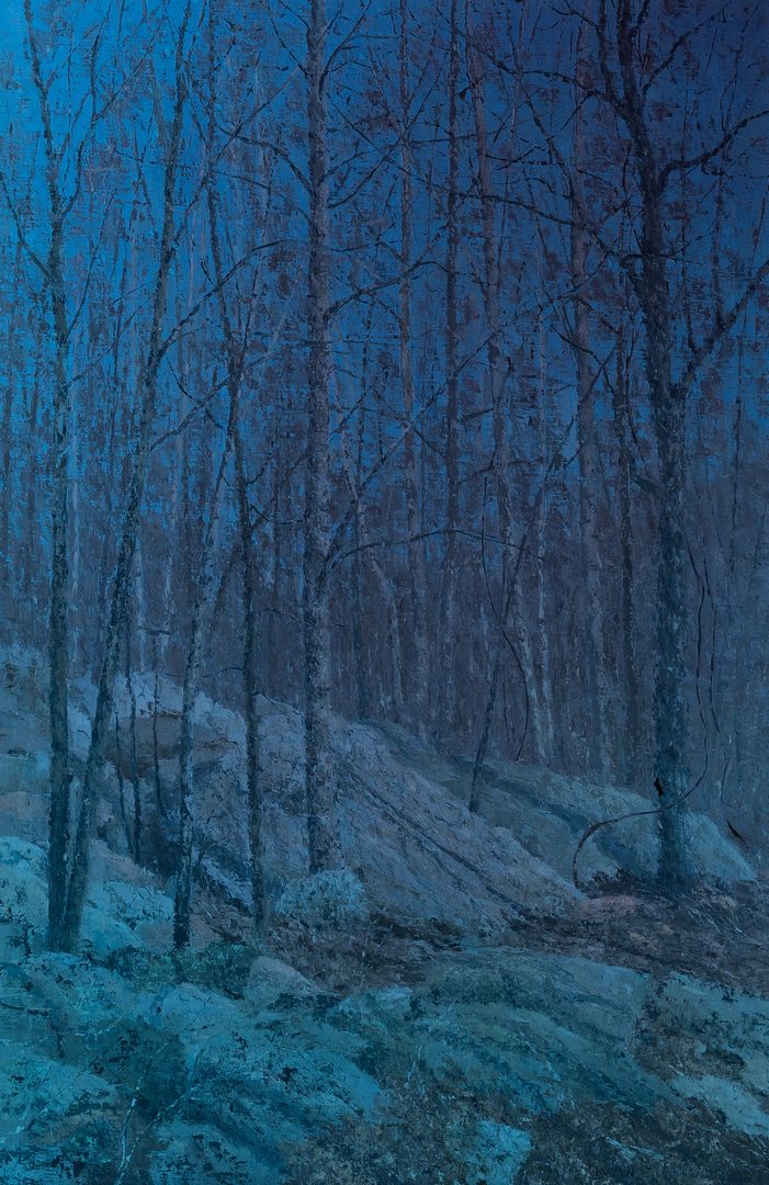 Lot 86: J. Vance Miller Oil on Canvas Winter Landscape