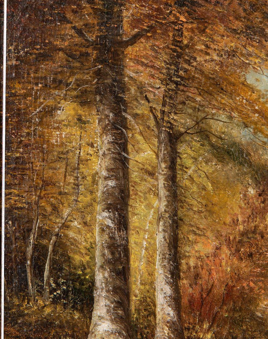 Lot 95: Washington Girard O/B, Autumn Landscape w/ Beech Trees