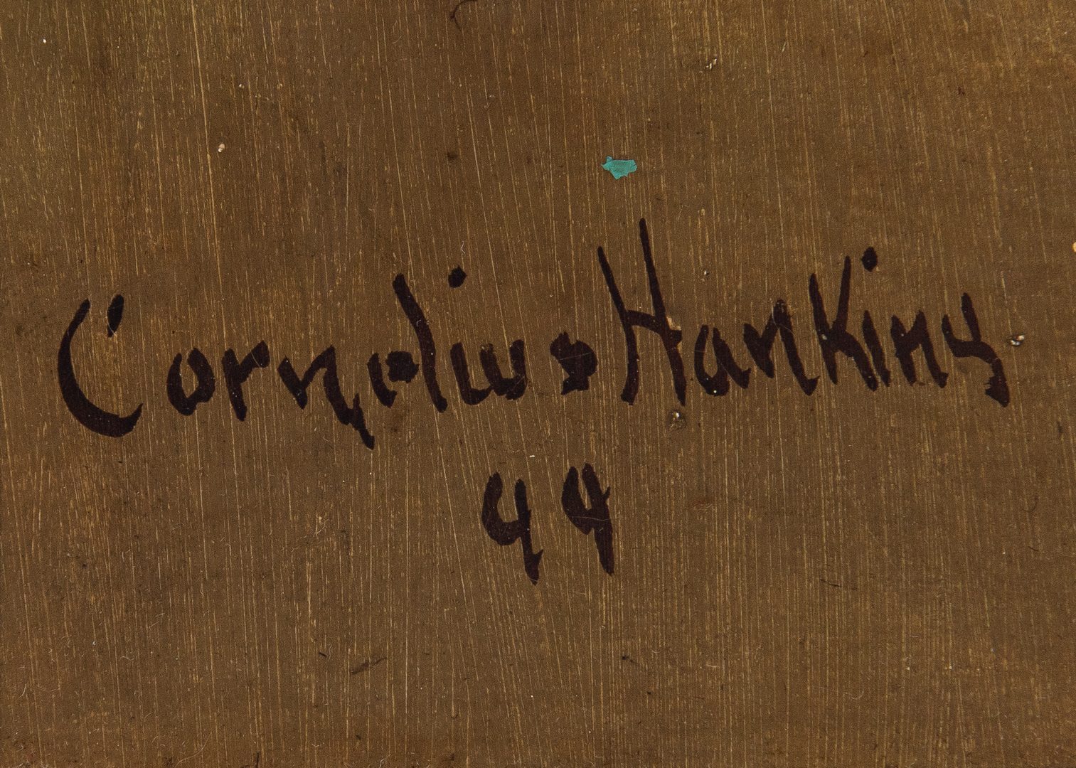 Lot 97: Cornelius Hankins Still Life O/C, Persimmons