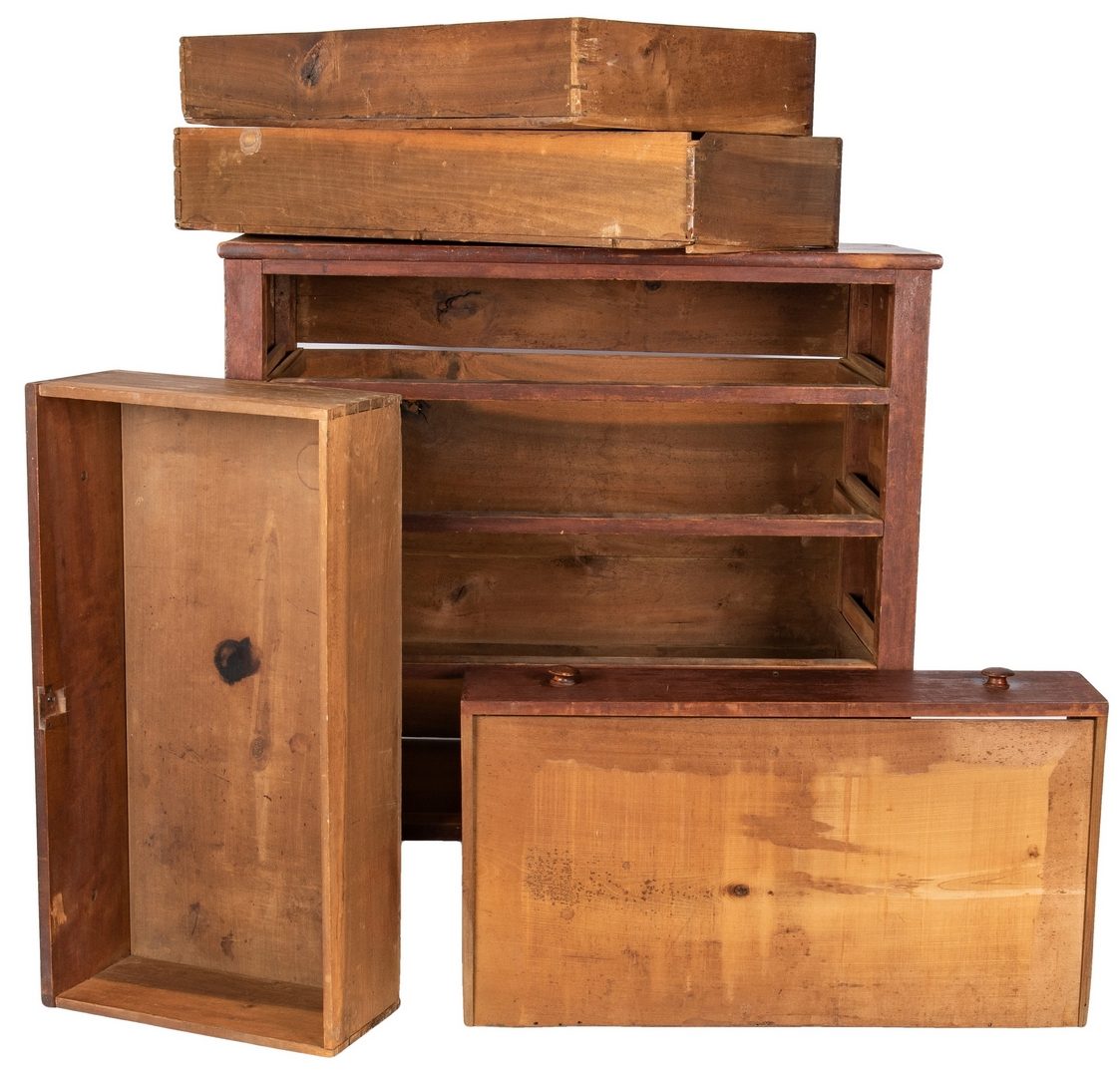 Lot 116: Tennessee Sheraton Chest of Drawers