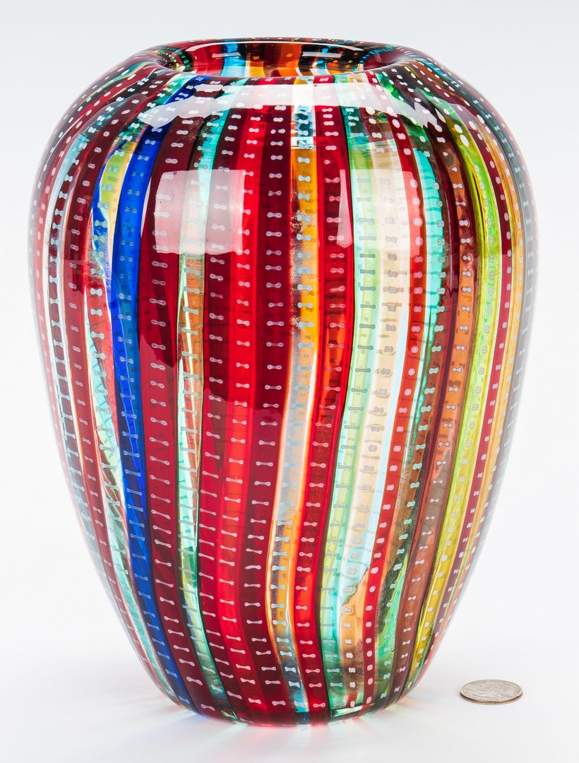 Lot 139: Murano Cenedese Art Glass Vase