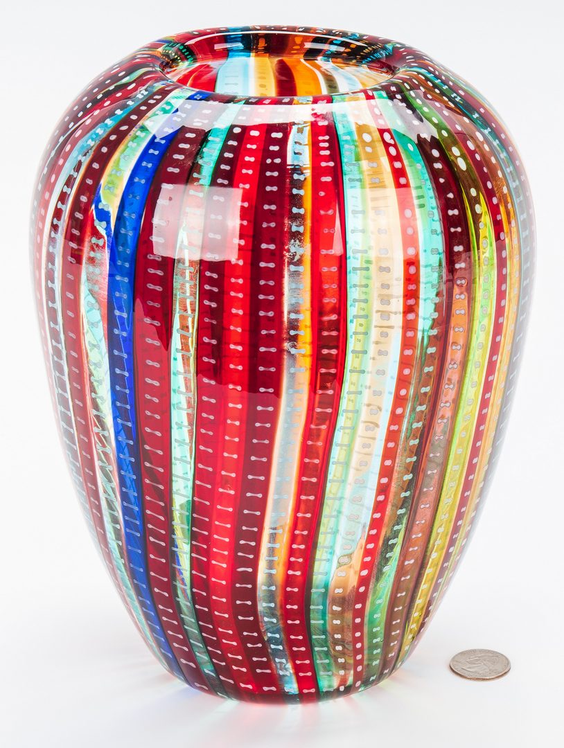 Lot 139: Murano Cenedese Art Glass Vase