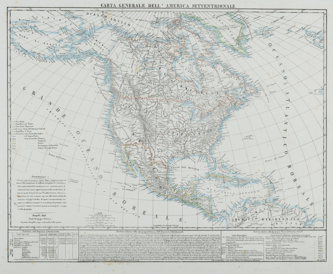Lot 164: 3 Maps of America, incl. Bowen, Marzolla