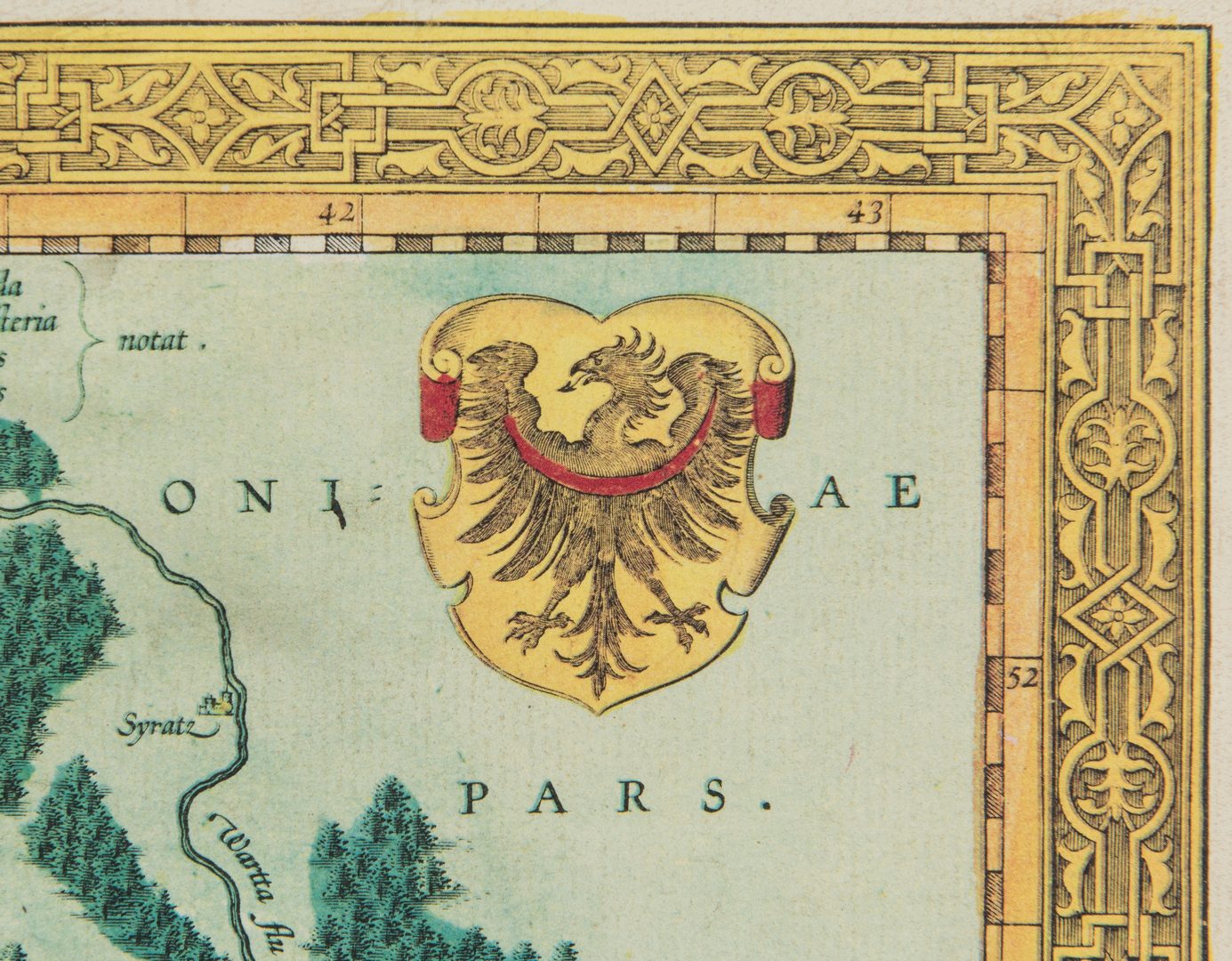 Lot 170: 3 Maps, incl. Helwig, Ortelius, Munster, and Vaugondy