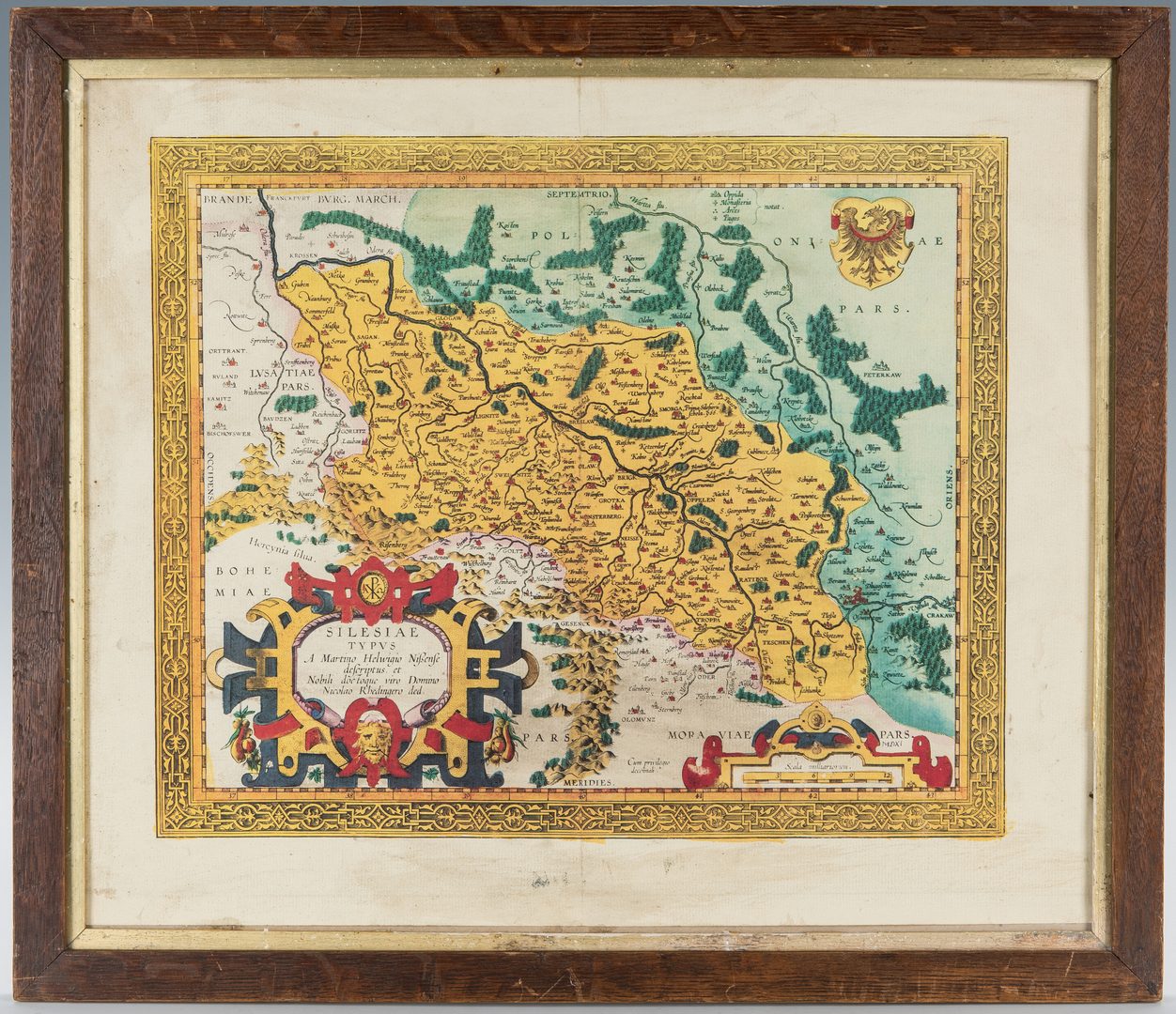 Lot 170: 3 Maps, incl. Helwig, Ortelius, Munster, and Vaugondy