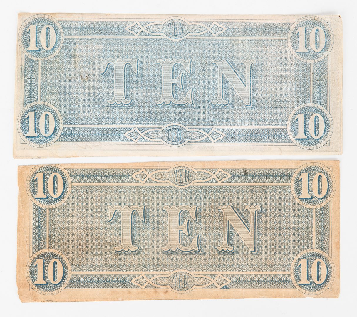 Lot 175: 15 Civil War items, incl. 1864 bond receipt, buttons