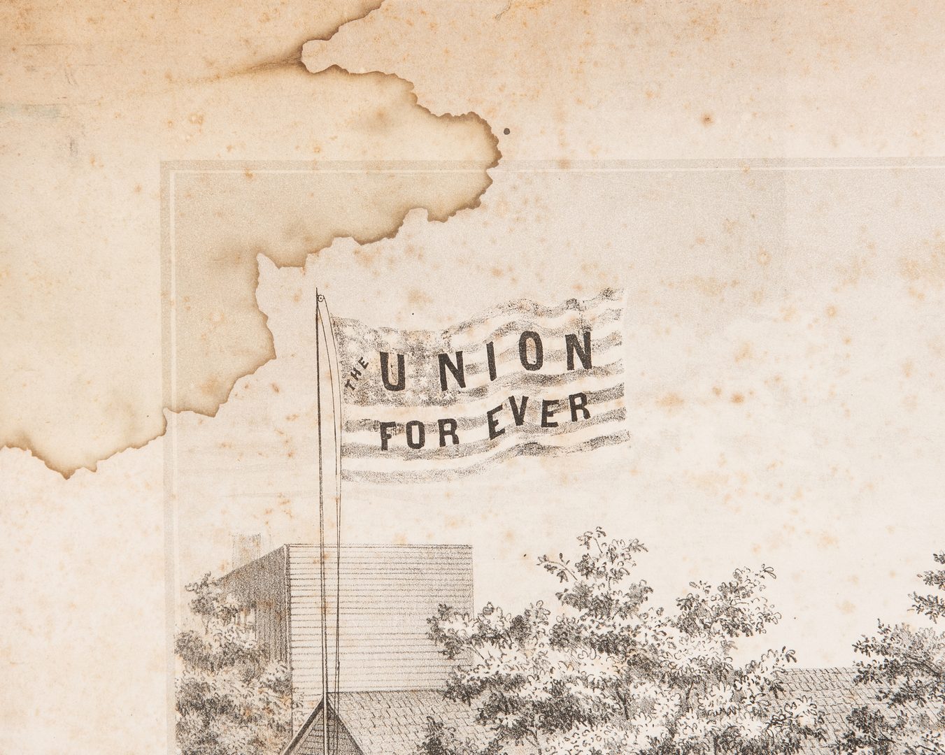 Lot 177: 5 Civil War Prints, incl. Southern Prisons by Sachse