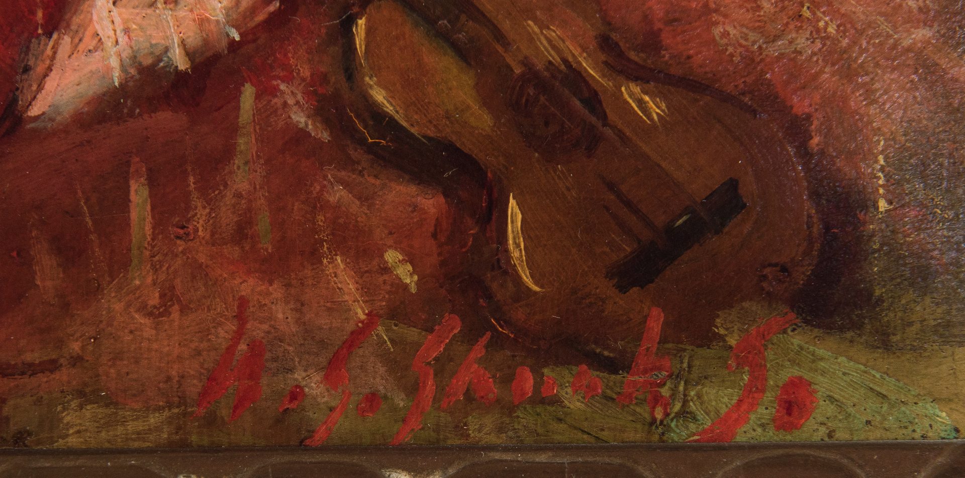 Lot 192: Wm. Somerville Shanks O/C Impressionistic Landscape