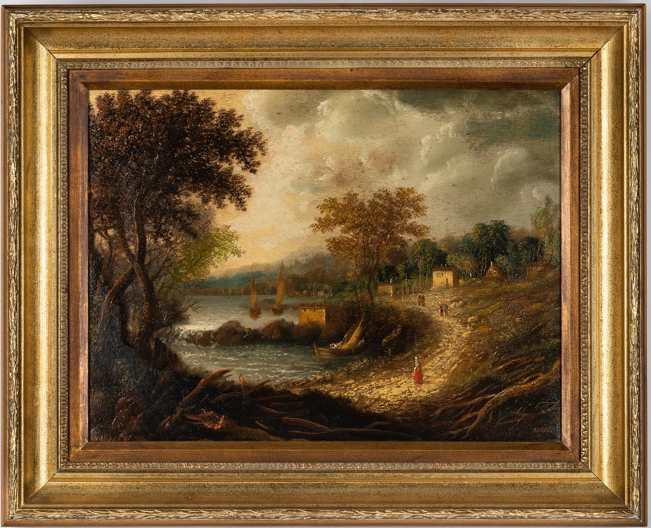 Lot 202: Alfredo Lerains Oil of Canvas Landscape