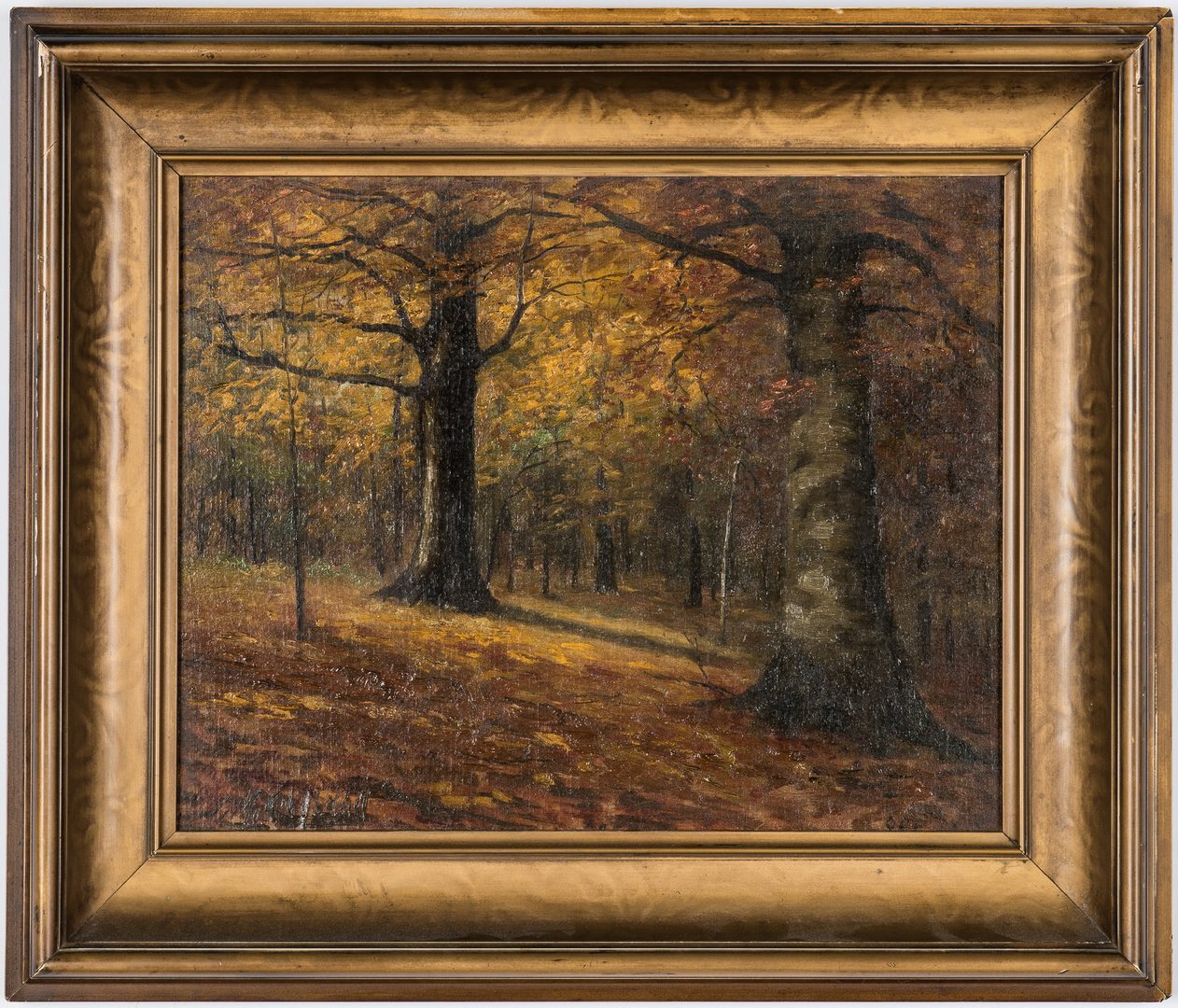 Lot 212: Thomas M. Cleland O/B, Fall Landscape