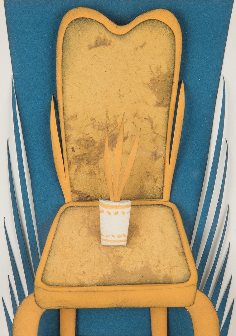 Lot 239: Jorge Rosano 3D Framed Chair