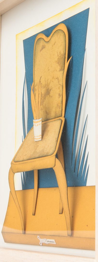 Lot 239: Jorge Rosano 3D Framed Chair