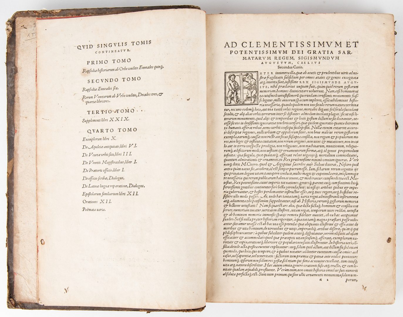 Lot 253: Works of Sabellicus and Cicero, 4 items