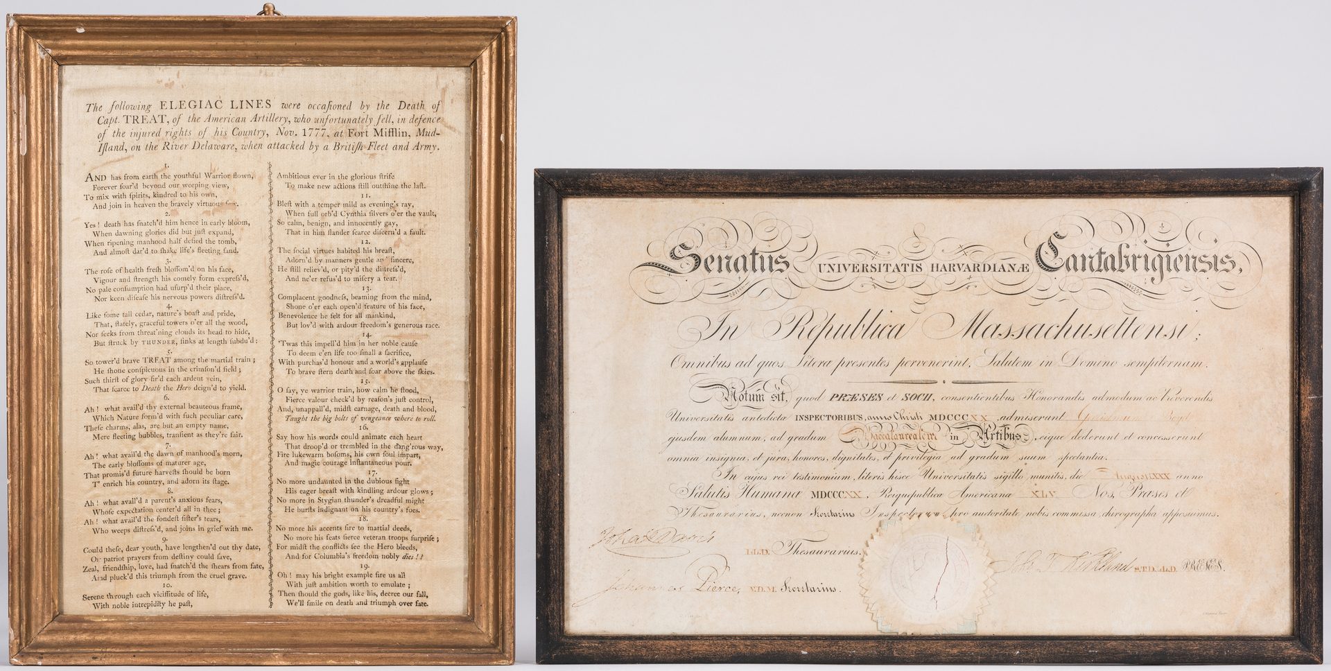Lot 260: 18 Coleman/Boyd/Marshall Family Related Archival Items