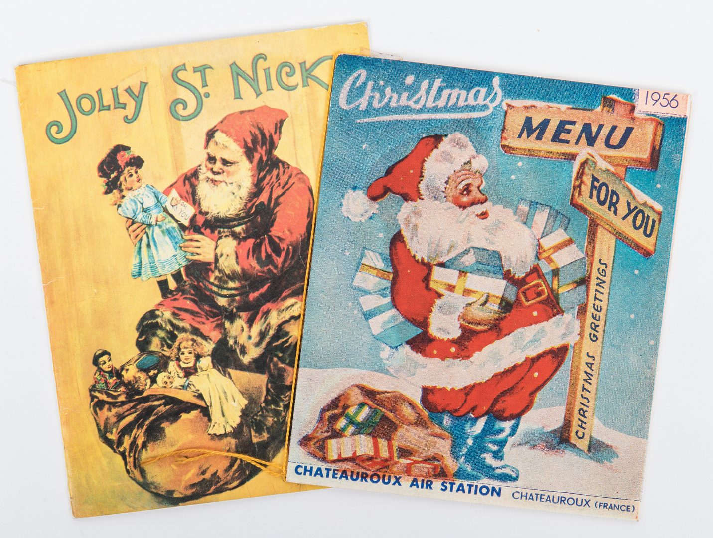 Lot 264: Christmas Ephemera, 191 pcs Postcards, Cards, & Books
