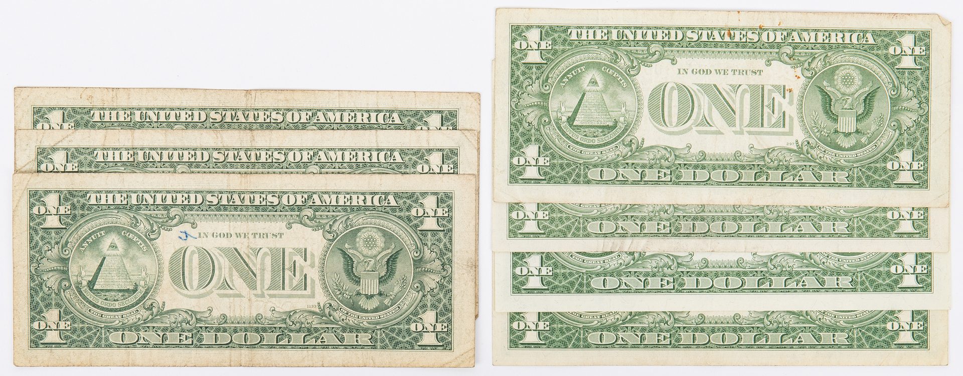 Lot 267: 14 American Currency items, incl. Silver Certificates