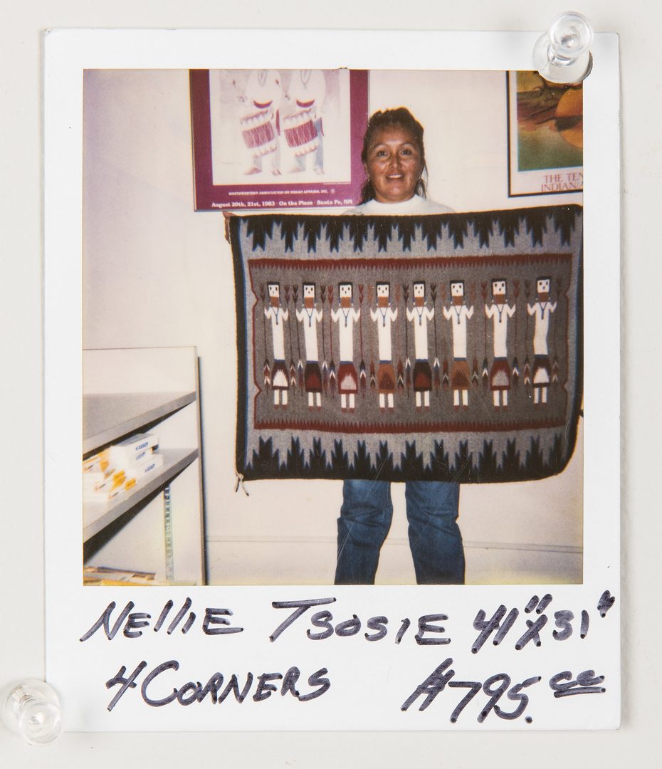 Lot 275: 3 Native American Weavings, incl. Nellie Tsosie