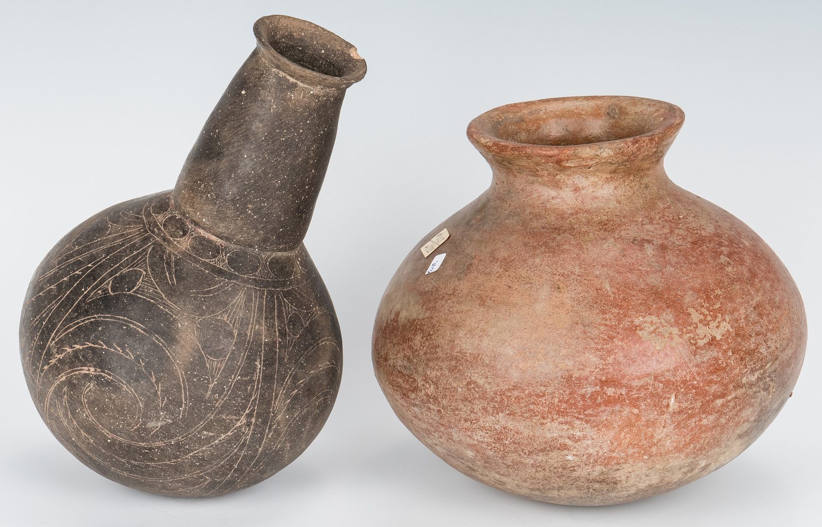 Lot 281: 2 Mississippian Culture Pottery Jars
