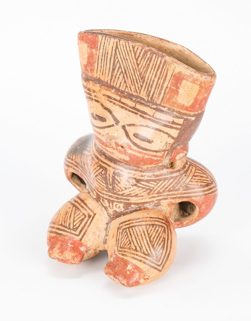Lot 285: 6 Pre-Columbian Pottery & Stone Effigies, incl. Colima Culture