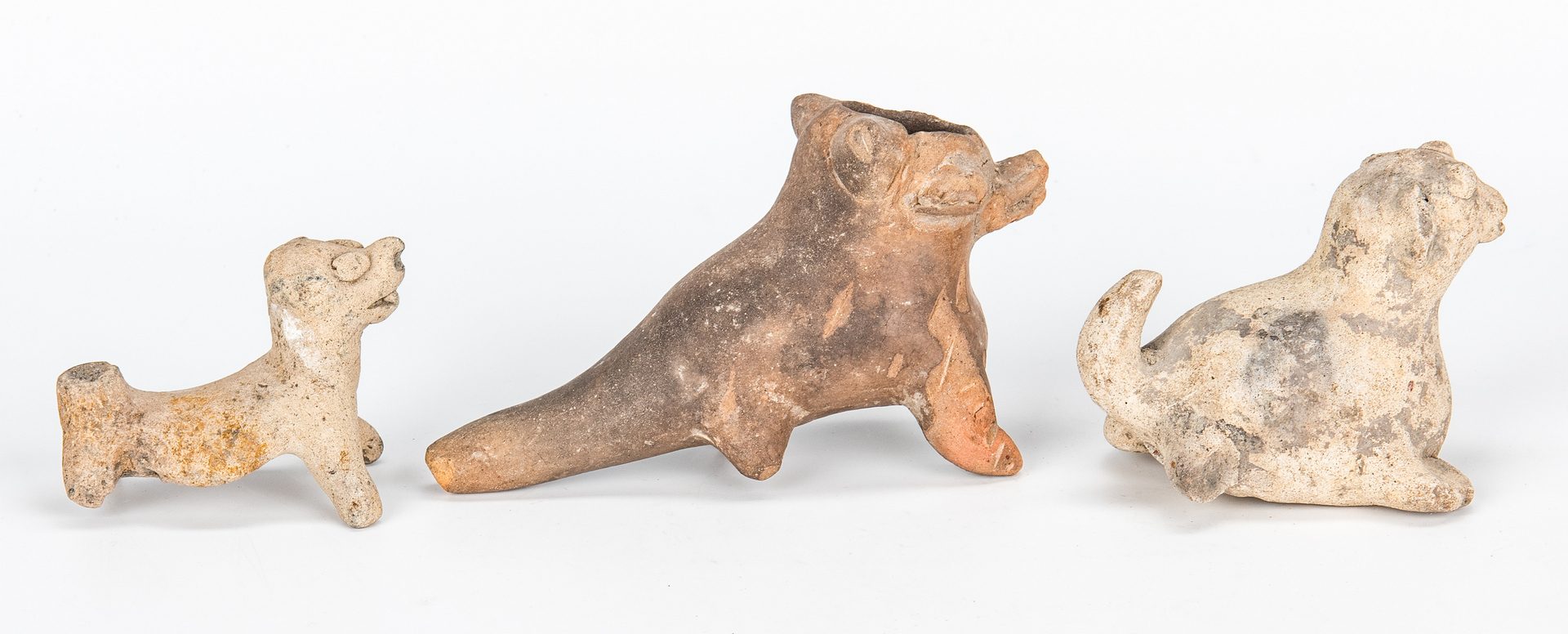 Lot 293: 28 Pre-Columbian Animal Pottery Effigies