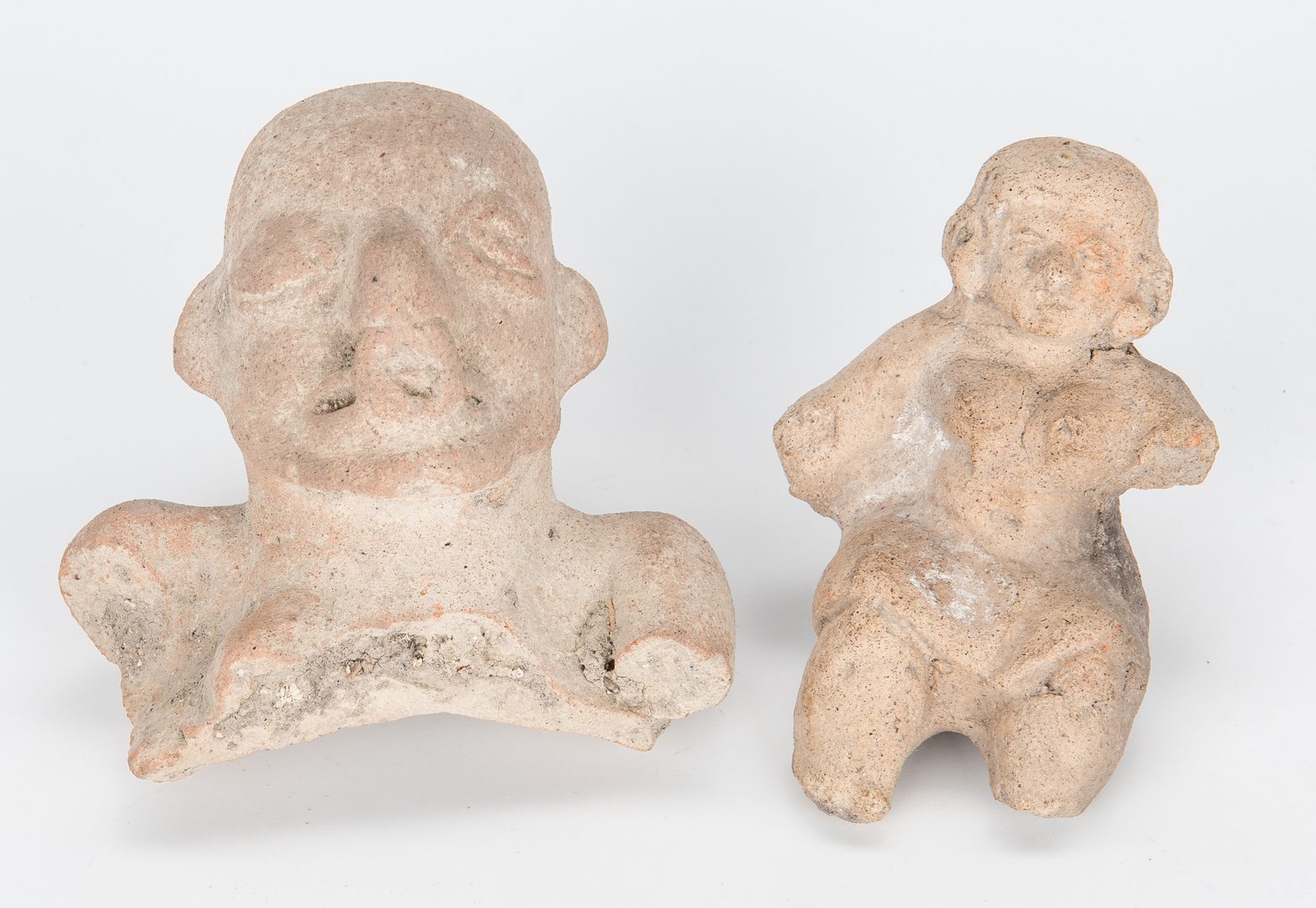 Lot 294: 23 Pre-Columbian Pottery and Stone Human Effigies