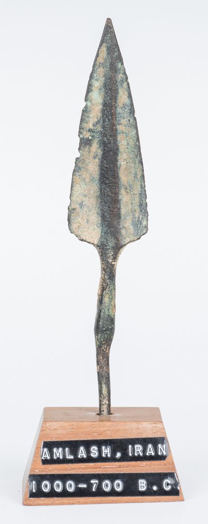 Lot 299: Iranian Amlash Culture Bronze Spear Tip