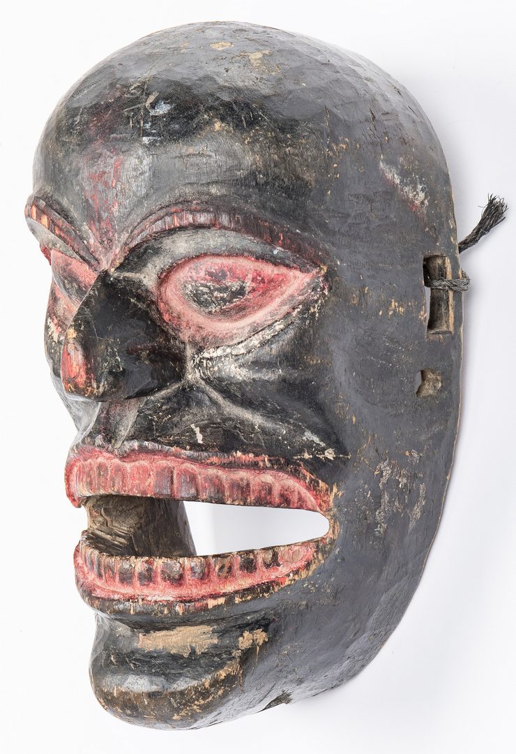 Lot 305: 3 Himalayan Carved Masks