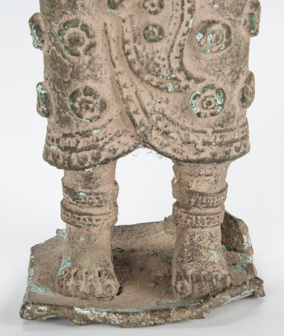 Lot 307: 2 Tibetan Bronze Deity Sculptures