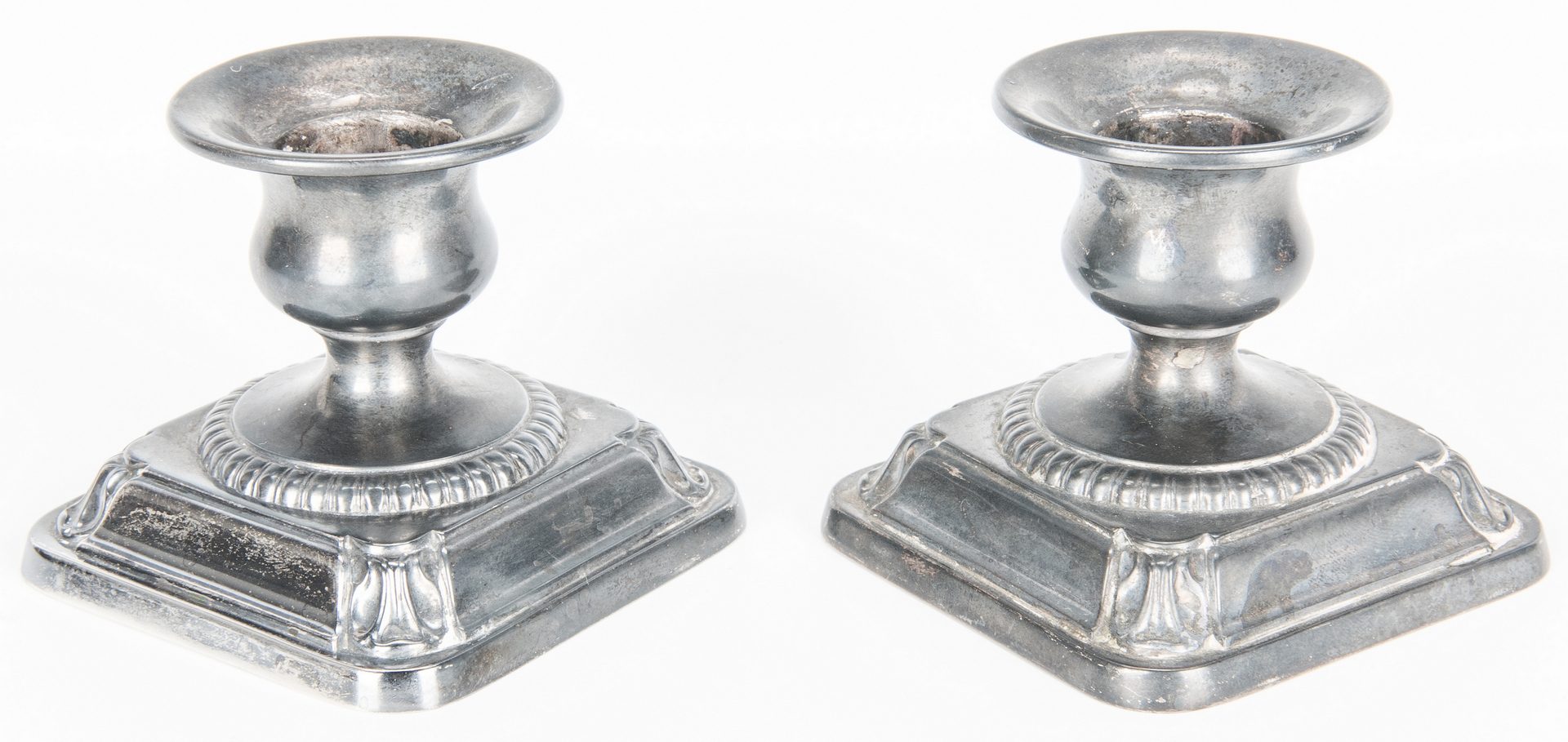 Lot 356: Wallace Sterling Bowl and Candlesticks