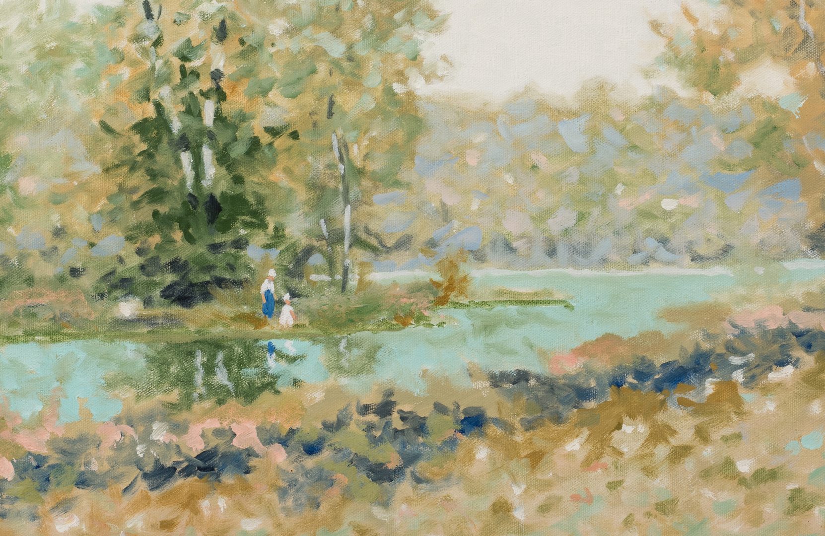 Lot 368: Maurice Monnard O/C Impressionist Landscape