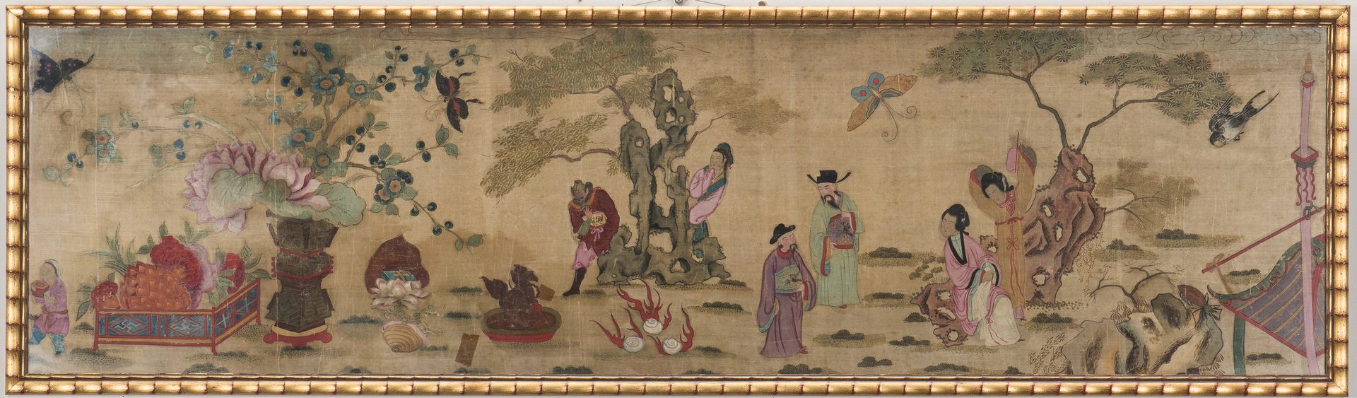 Lot 3: Panoramic Chinese Painting on Silk