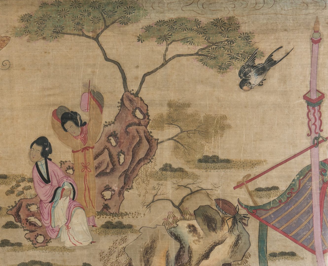 Lot 3: Panoramic Chinese Painting on Silk