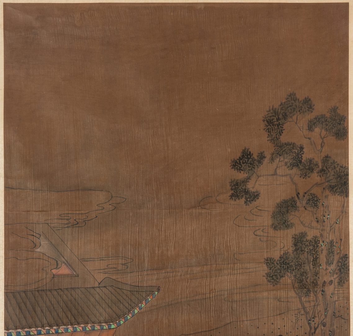 Lot 400: Chinese Qing Scroll Painting