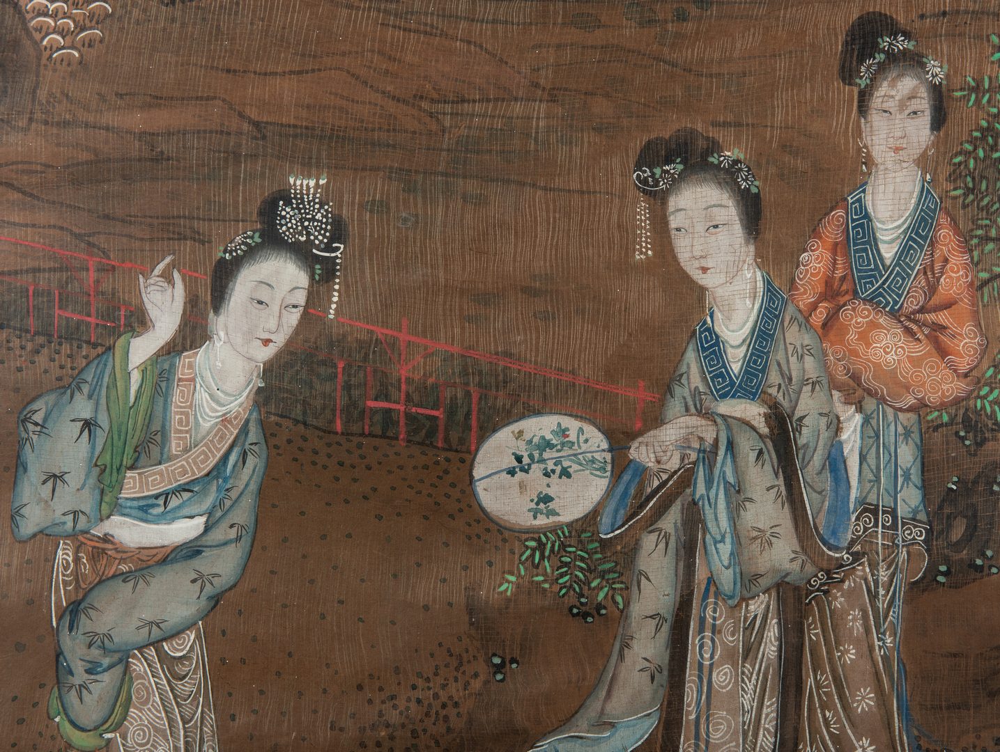 Lot 400: Chinese Qing Scroll Painting