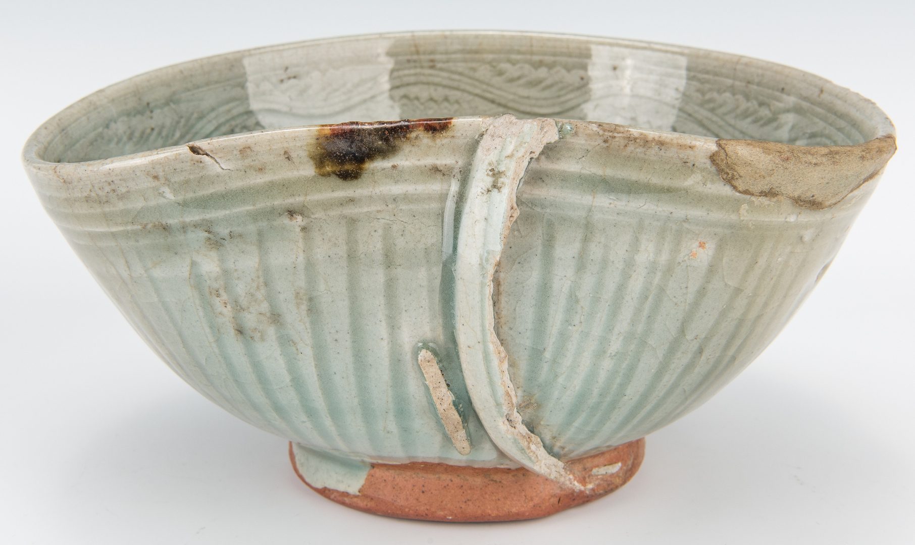 Lot 410: 2 Asian Celadon Glazed Bowls